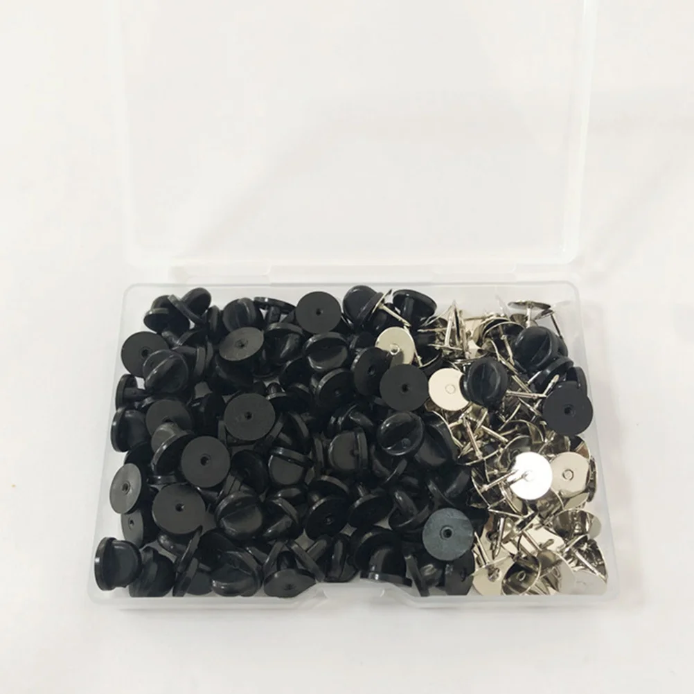 100pcs Flat Round Backs Replacement Rubber Clutch For Lapel Pin Badge Brooch Tie Hat Jewelry Diy Accessory Multipurpose Pin Back
100pcs Flat Round Backs Replacement Rubber Clutch For Lapel Pin Badge Brooch Tie Hat Jewelry Diy Accessory Multipurpose Pin Back