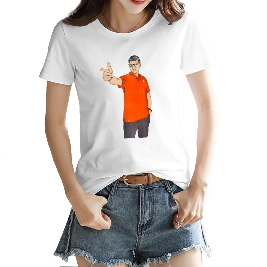 Yusuf Dikeg Women's Printed T-Shirt, Round Neck Short Sleeve, Casual Fun, Cute, Summer
Yusuf Dikeg Women's Printed T-Shirt, Round Neck Short Sleeve, Casual Fun, Cute, Summer