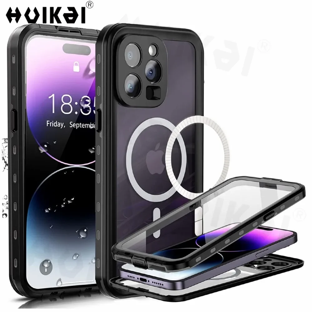 Водонепроницаемый чехол MagSafe для iPhone 15 Pro Max 14 Plus 14 iPhone 13 IP68, защитные пылезащитные магнитные чехлы для всего тела
Водонепроницаемый чехол MagSafe для iPhone 15 Pro Max 14 Plus 14 iPhone 13 IP68, защитные пылезащитные магнитные чехлы для всего тела