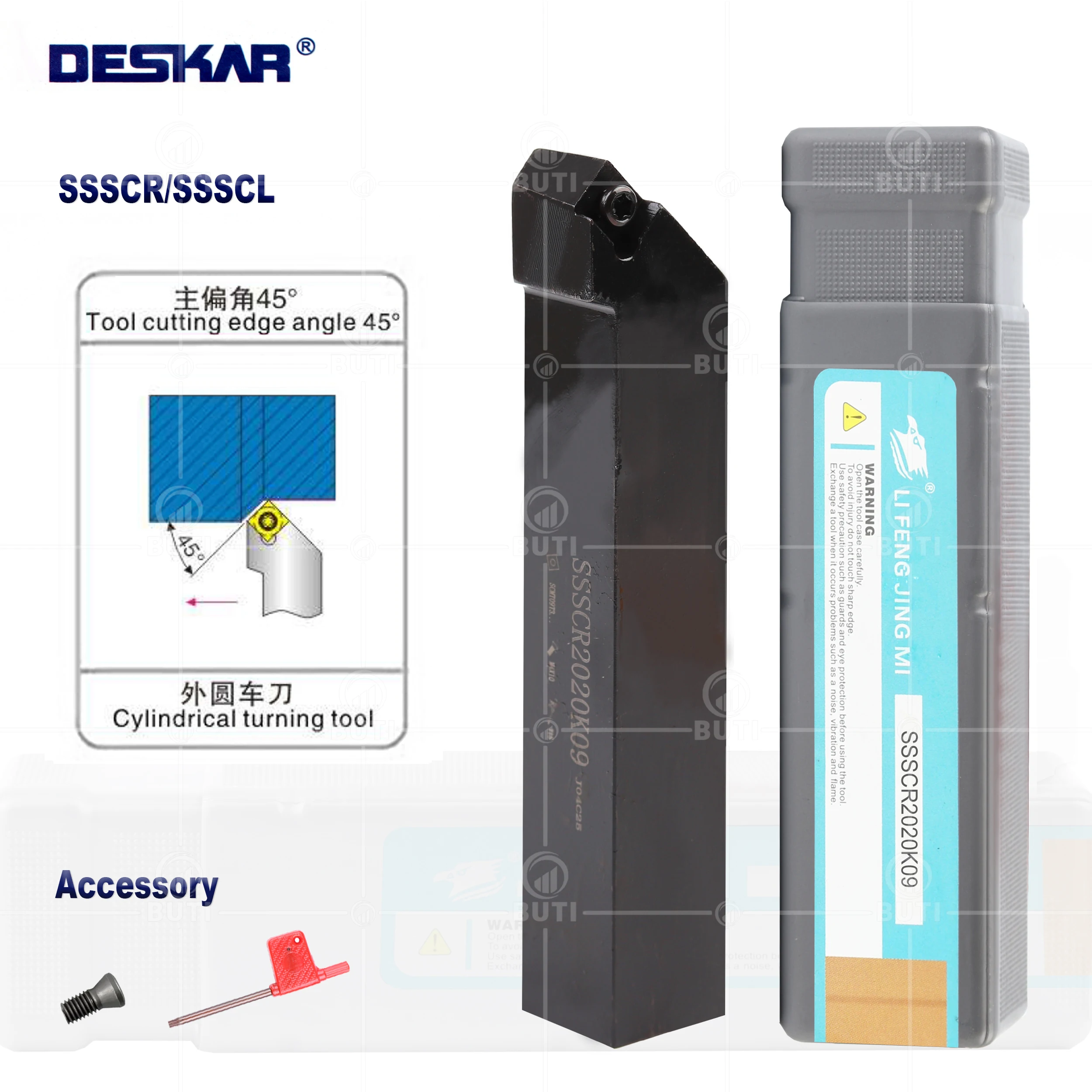 DESKAR 100% оригинальный SSSCR/L1212/1616/2020/2525 CNC токарный станок держатель режущего инструмента Запчасти для SCMT карбидные вставки резак
DESKAR 100% оригинальный SSSCR/L1212/1616/2020/2525 CNC токарный станок держатель режущего инструмента Запчасти для SCMT карбидные вставки резак