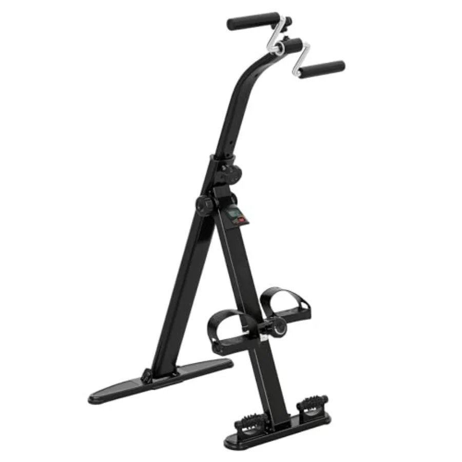 Foldable Pedal Exerciser for Arm Leg Knee Exercise with LCD Monitor and Foot Massage Rollers in Black Height-Adjustable Ideal f
Foldable Pedal Exerciser for Arm Leg Knee Exercise with LCD Monitor and Foot Massage Rollers in Black Height-Adjustable Ideal f