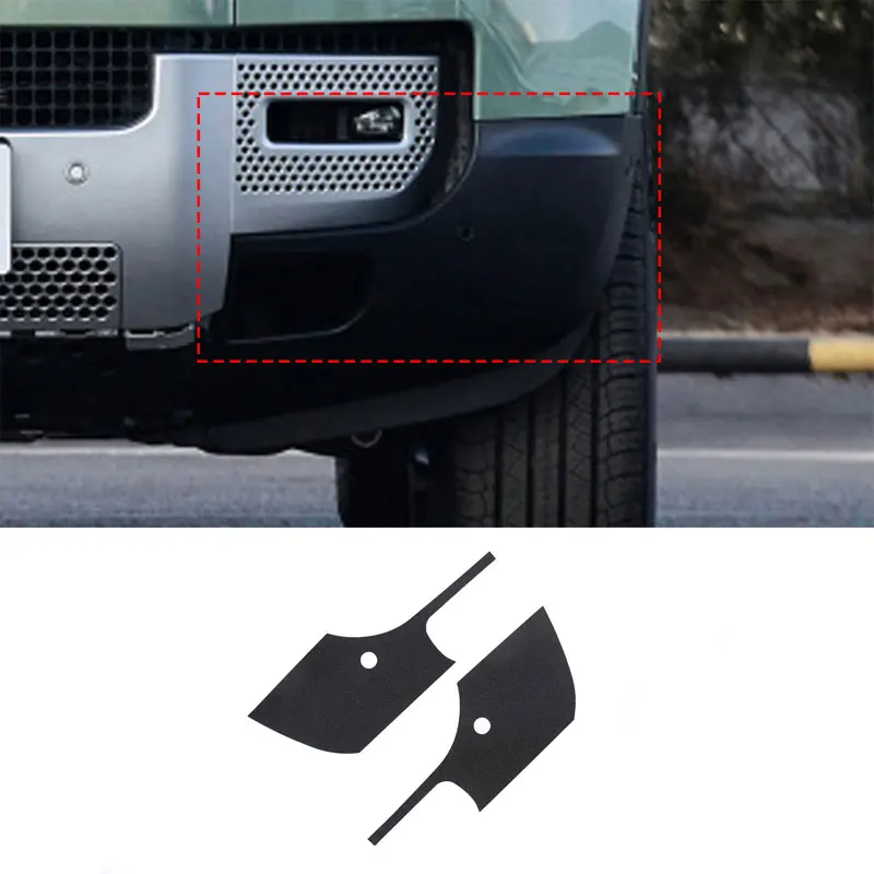 For Land Rover Defender 90 110 130 2020-2023 PVC Black Car Front Bumper Front Corner Trim Sticker Car Accessories
For Land Rover Defender 90 110 130 2020-2023 PVC Black Car Front Bumper Front Corner Trim Sticker Car Accessories