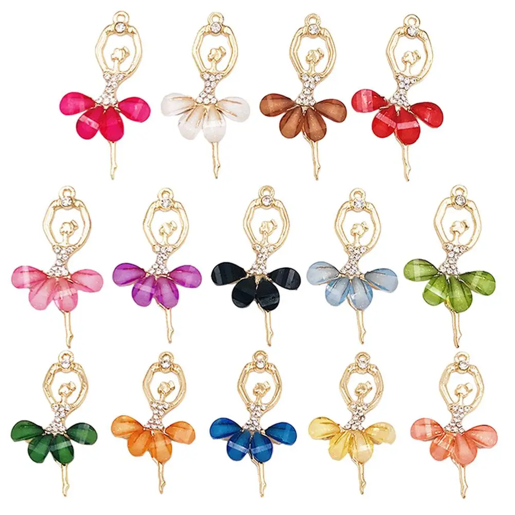 14 Pcs Crystal Ballerina Pendant DIY Necklace Making Accessories Dancing Girl Charms Jewelry Craft Supplies Alloy Material
14 Pcs Crystal Ballerina Pendant DIY Necklace Making Accessories Dancing Girl Charms Jewelry Craft Supplies Alloy Material