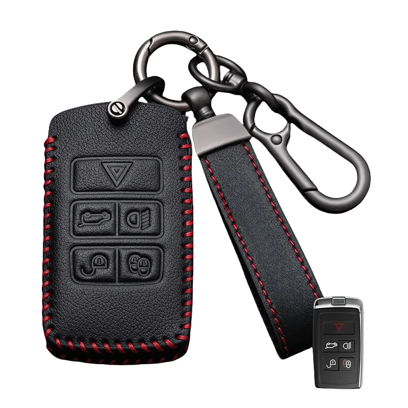 For Land Rover Range Rover Sport Evoque Velar Discovery 5 2018 2019 2020 New Leather Car Key Case Remote Control Protector Cover
For Land Rover Range Rover Sport Evoque Velar Discovery 5 2018 2019 2020 New Leather Car Key Case Remote Control Protector Cover