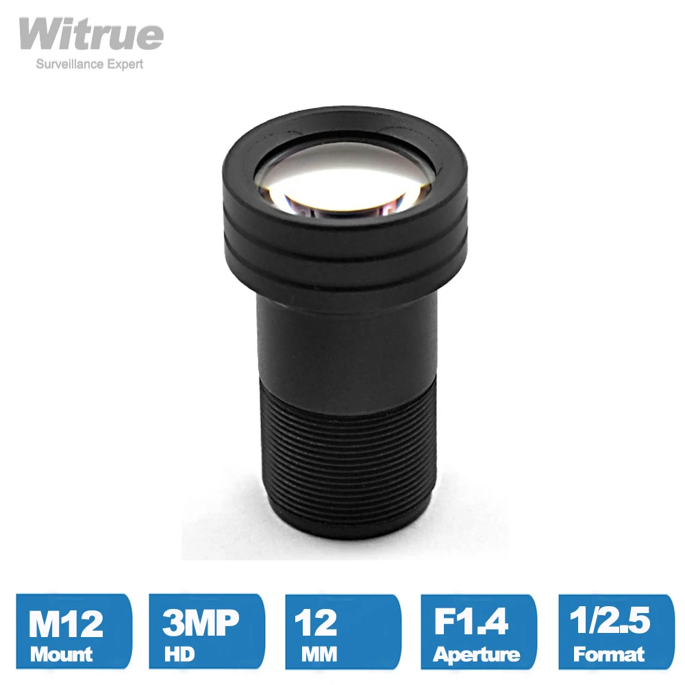 Starlight CCTV Lens 3MP 12mm Fixed Aperture F1.4 Big Angle For SONY IMX290/291/307/327 Low Light CCTV AHD IP Camera
Starlight CCTV Lens 3MP 12mm Fixed Aperture F1.4 Big Angle For SONY IMX290/291/307/327 Low Light CCTV AHD IP Camera