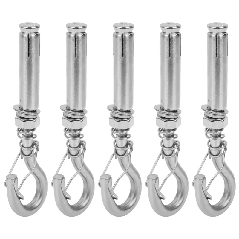 5Pcs Expansion Bolt Hook Screw Open Cup 304 Stainless Steel Industrial Supplies M8
5Pcs Expansion Bolt Hook Screw Open Cup 304 Stainless Steel Industrial Supplies M8