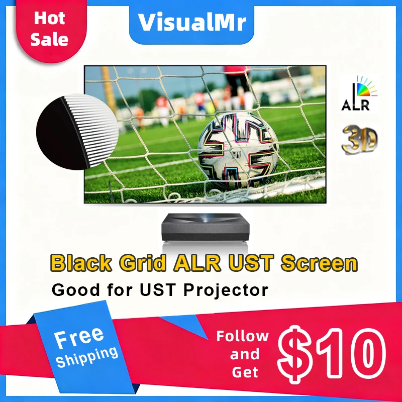 2024 Black Grid ALR CLR UST Frame Проекционный экран PET Crystal Ambient Light Rejecting 3D 4K 8K 60-150 дюймов для короткого проектора
2024 Black Grid ALR CLR UST Frame Проекционный экран PET Crystal Ambient Light Rejecting 3D 4K 8K 60-150 дюймов для короткого проектора