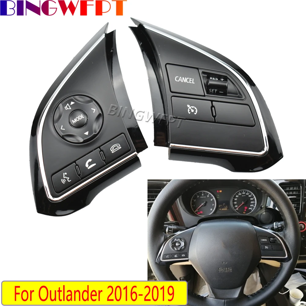 High-quality Steering Wheel Switch Telephone Music Volume Adjust Cruise Control Switch For Outlander 2016-2019 With Backlight
High-quality Steering Wheel Switch Telephone Music Volume Adjust Cruise Control Switch For Outlander 2016-2019 With Backlight