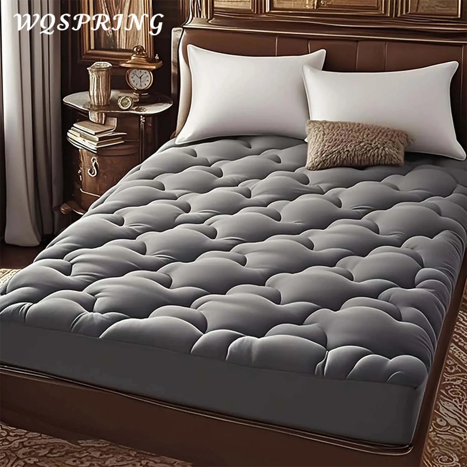 WQSPRING 450GSM Пушистый матрас с облаком, всесезонный мягкий наматрасник, полноразмерный коврик для гостиной, автомобильные коврики для сна, походный коврик
WQSPRING 450GSM Пушистый матрас с облаком, всесезонный мягкий наматрасник, полноразмерный коврик для гостиной, автомобильные коврики для сна, походный коврик