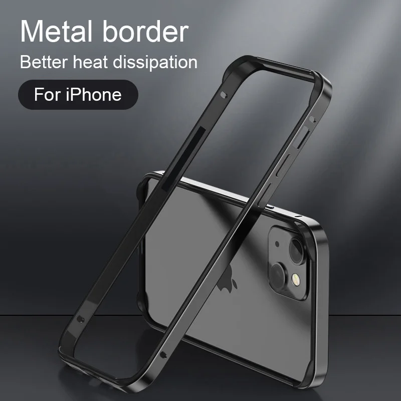 Aluminum bumper frame, soft inner silicone cover for iPhone 16 Pro Max 15 14 13 11 12 Mini Plus thin hard shell
Aluminum bumper frame, soft inner silicone cover for iPhone 16 Pro Max 15 14 13 11 12 Mini Plus thin hard shell