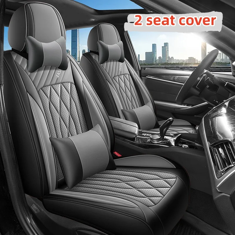 (Luxury Edition) Dual Front Seats, Equipped with 2 Headrests and 2 Lumbar Supports, Pu Leather Full-Cover Car Seat Covers, Universal, Breathable and Not Stuffy, Suitable for All Seasons, Fits the Seats Well, with 3D Side Support, Enhances Your Driving Exp
(Luxury Edition) Dual Front Seats, Equipped with 2 Headrests and 2 Lumbar Supports, Pu Leather Full-Cover Car Seat Covers, Universal, Breathable and Not Stuffy, Suitable for All Seasons, Fits the Seats Well, with 3D Side Support, Enhances Your Driving Exp