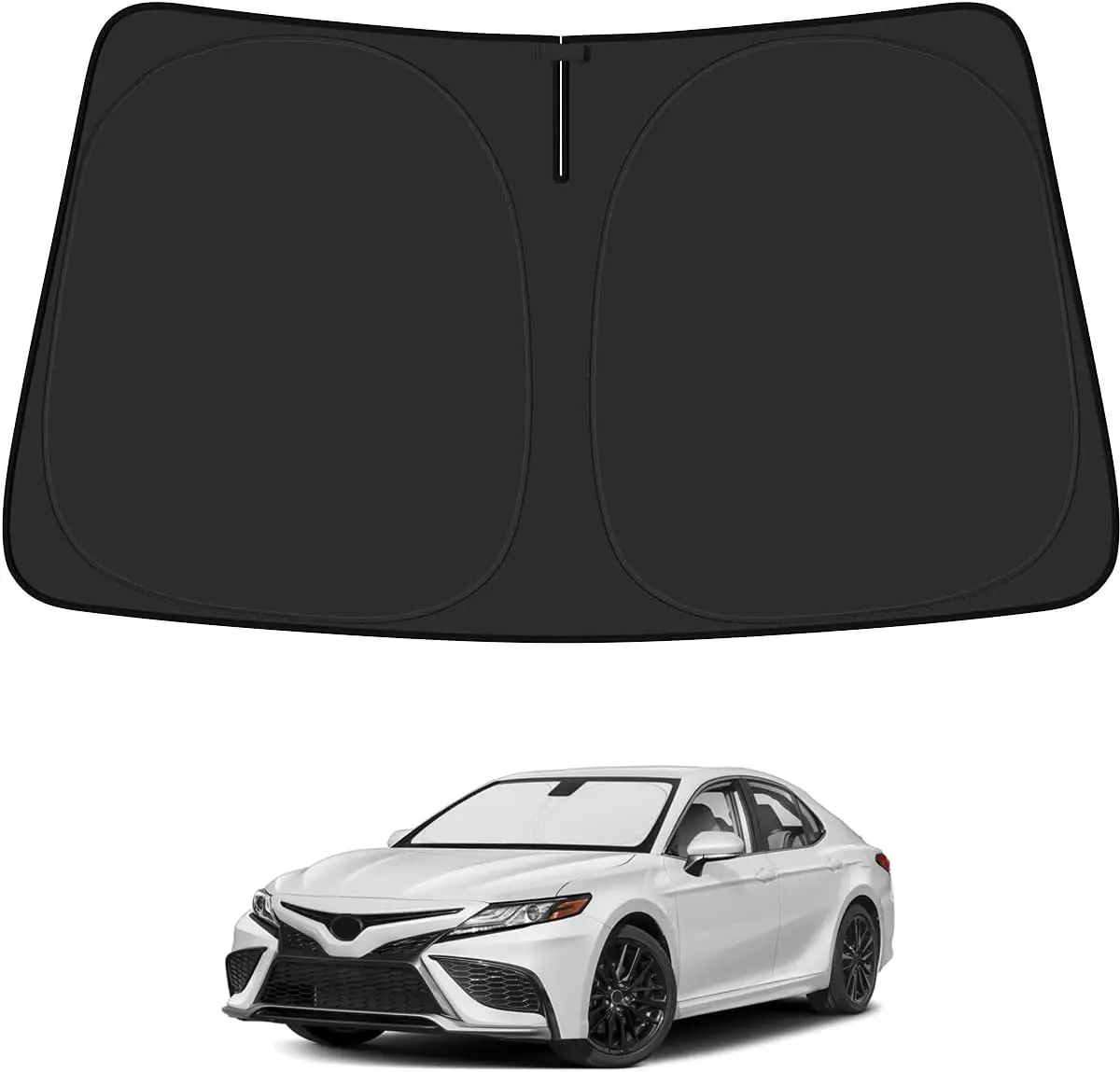 Car Windshield Sun Shade For Toyota Camry 2018-2024 LE, XLE, SE, XSE, Hybrid Foldable PET Sunshade Keeps The Car Cool Inside
Car Windshield Sun Shade For Toyota Camry 2018-2024 LE, XLE, SE, XSE, Hybrid Foldable PET Sunshade Keeps The Car Cool Inside
