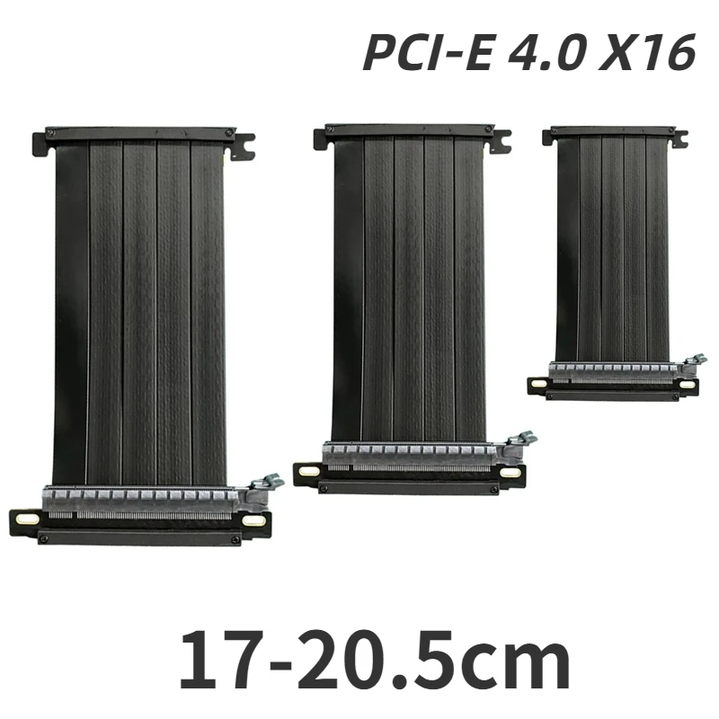 Black Pcie 4.0 Riser Cable 5U Gold Finger Flexible PCI Express 4.0 X16 Riser ITX A4 Graphics Card Shielded Extension Cable 185MM
Black Pcie 4.0 Riser Cable 5U Gold Finger Flexible PCI Express 4.0 X16 Riser ITX A4 Graphics Card Shielded Extension Cable 185MM