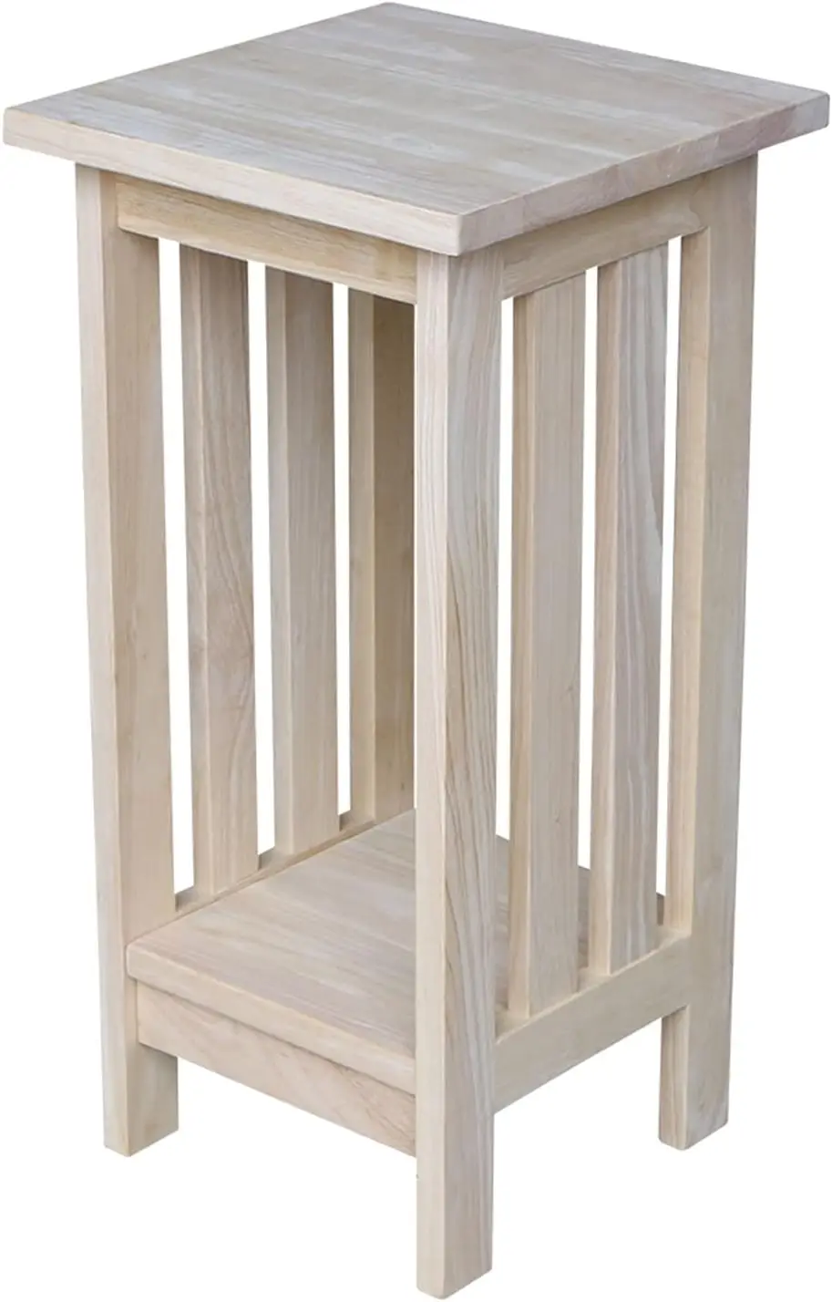 Mission Plant Stand, 24" High, Solid Parawood, Unfinished, Easy Assembly
Mission Plant Stand, 24" High, Solid Parawood, Unfinished, Easy Assembly