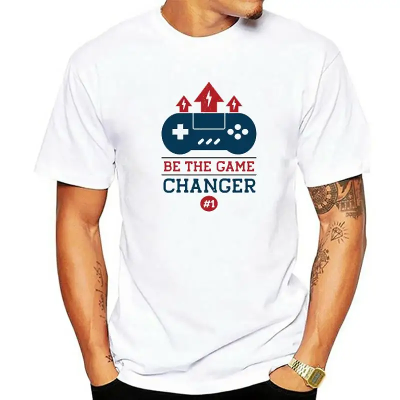 Смешные футболки Be The Game Changer, мужские хлопковые топы большого размера, повседневные футболки с коротким рукавом для мальчиков
Смешные футболки Be The Game Changer, мужские хлопковые топы большого размера, повседневные футболки с коротким рукавом для мальчиков