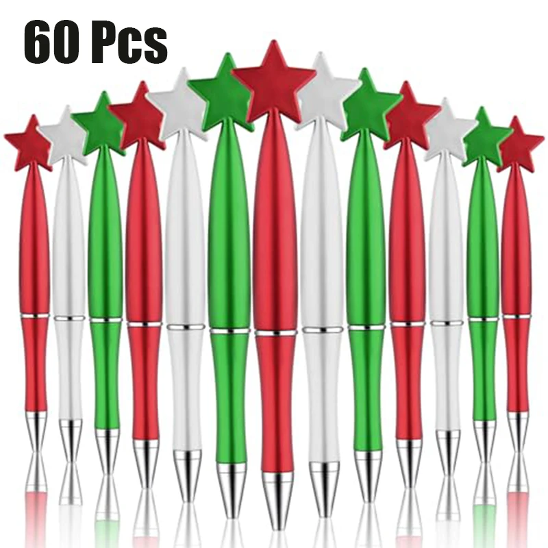 60 Pcs Star Shaped Twist Ball Pens, Holiday Themed Cute Stationery Giveaways for Xmas Family Gatherings, Teacher Gifts
60 Pcs Star Shaped Twist Ball Pens, Holiday Themed Cute Stationery Giveaways for Xmas Family Gatherings, Teacher Gifts