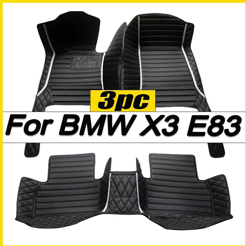 Автомобильные напольные коврики для BMW X3 E83 2006 ~ 2010, набор кожаных роскошных ковриков с защитой от грязи, детали для интерьера автомобиля
Автомобильные напольные коврики для BMW X3 E83 2006 ~ 2010, набор кожаных роскошных ковриков с защитой от грязи, детали для интерьера автомобиля