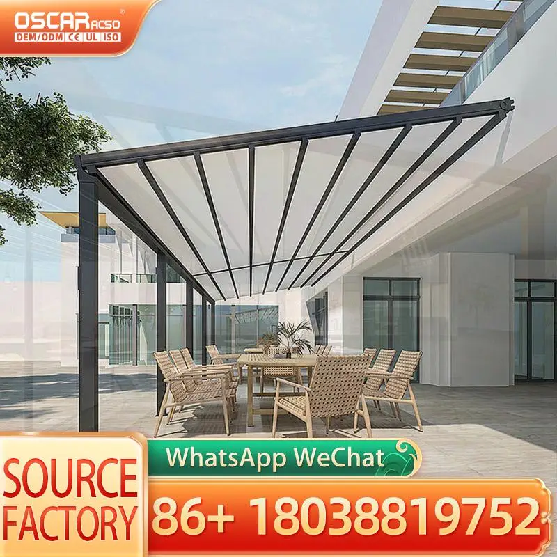 Unique Design Retractable Pergola Waterproof with LED Light and Motor Aluminum Steel Frame for Balcony Use Retractable Canopy P
Unique Design Retractable Pergola Waterproof with LED Light and Motor Aluminum Steel Frame for Balcony Use Retractable Canopy P