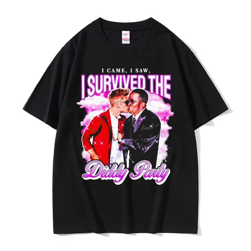 I Came I Saw I Survived The P. Diddy Party Funny Meme Футболки Мужчины Женщины Повседневная хлопковая летняя футболка Хип-хоп Винтажная футболка
I Came I Saw I Survived The P. Diddy Party Funny Meme Футболки Мужчины Женщины Повседневная хлопковая летняя футболка Хип-хоп Винтажная футболка