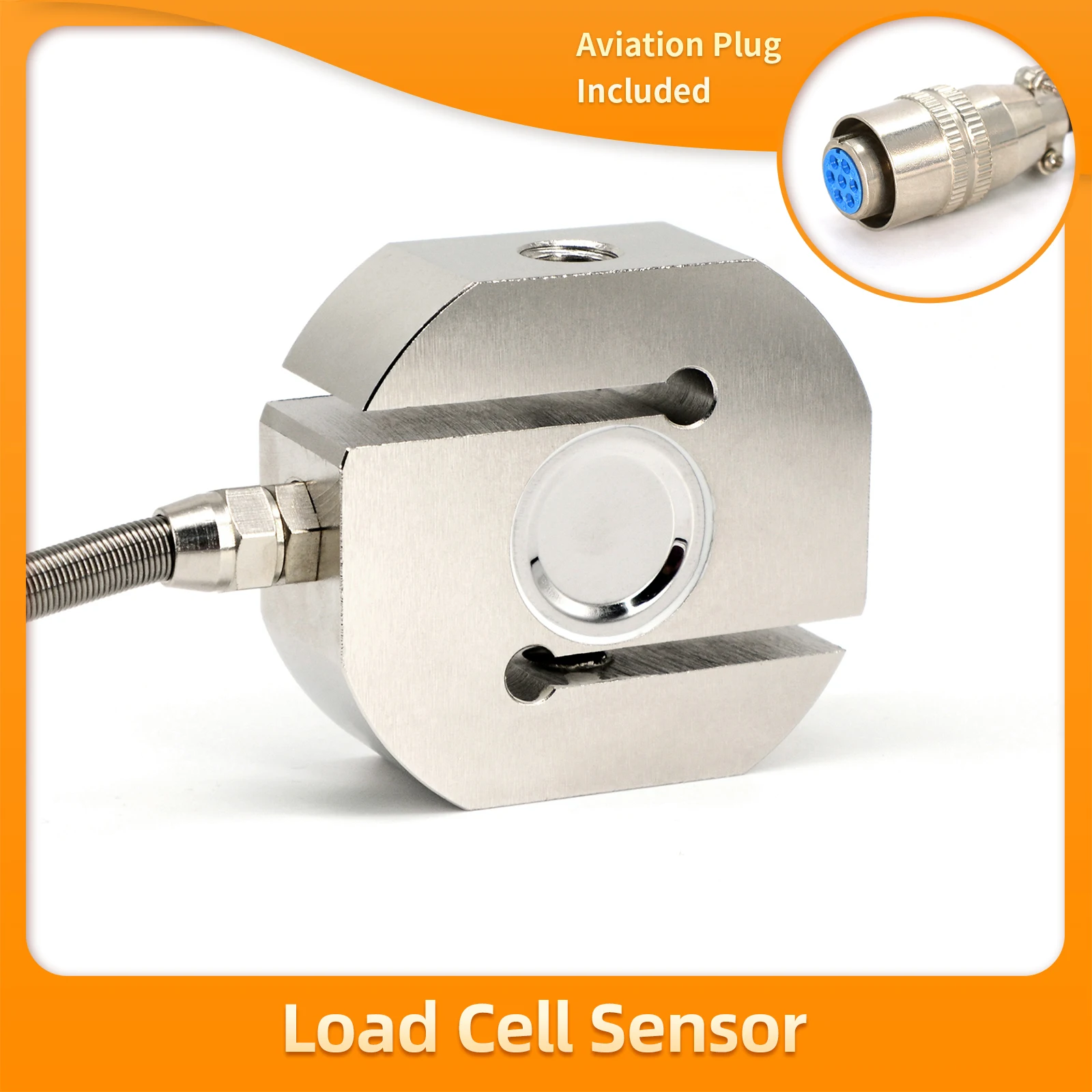 S-type Load Cell Sensor HX711 AD Module Pressure Sensor for Weighing Scale 3KG 5KG 10KG 20KG 30KG 50KG 100KG 200KG 300KG 500KG
S-type Load Cell Sensor HX711 AD Module Pressure Sensor for Weighing Scale 3KG 5KG 10KG 20KG 30KG 50KG 100KG 200KG 300KG 500KG