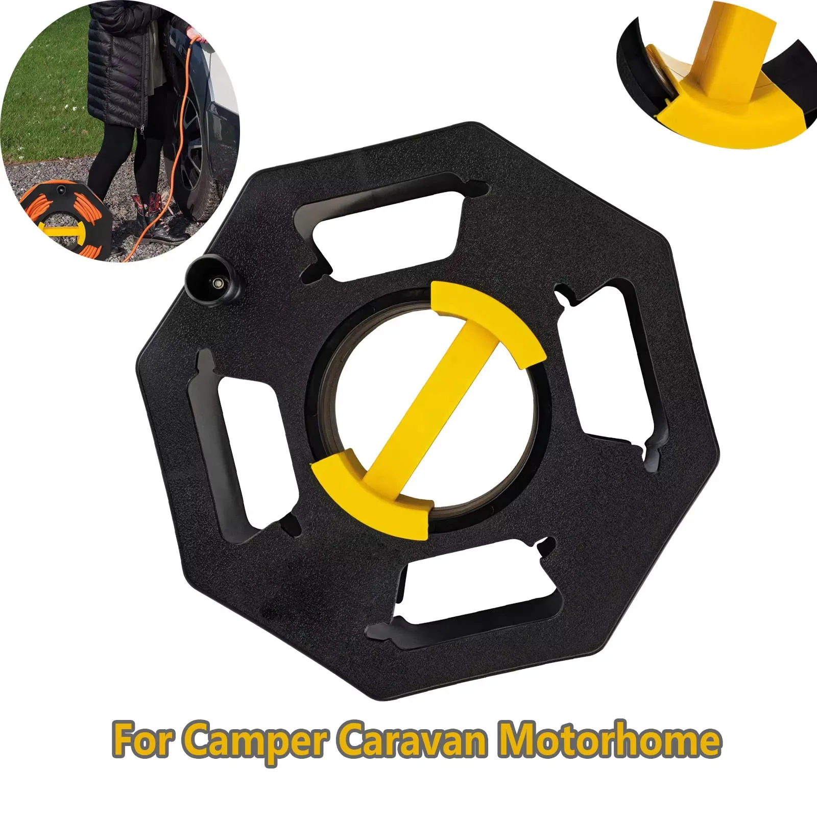 RV Cable Tidy Reel 25M Mains Wire Hook Up Lead Extension Holder Storage For Camper Caravan Motorhome
RV Cable Tidy Reel 25M Mains Wire Hook Up Lead Extension Holder Storage For Camper Caravan Motorhome