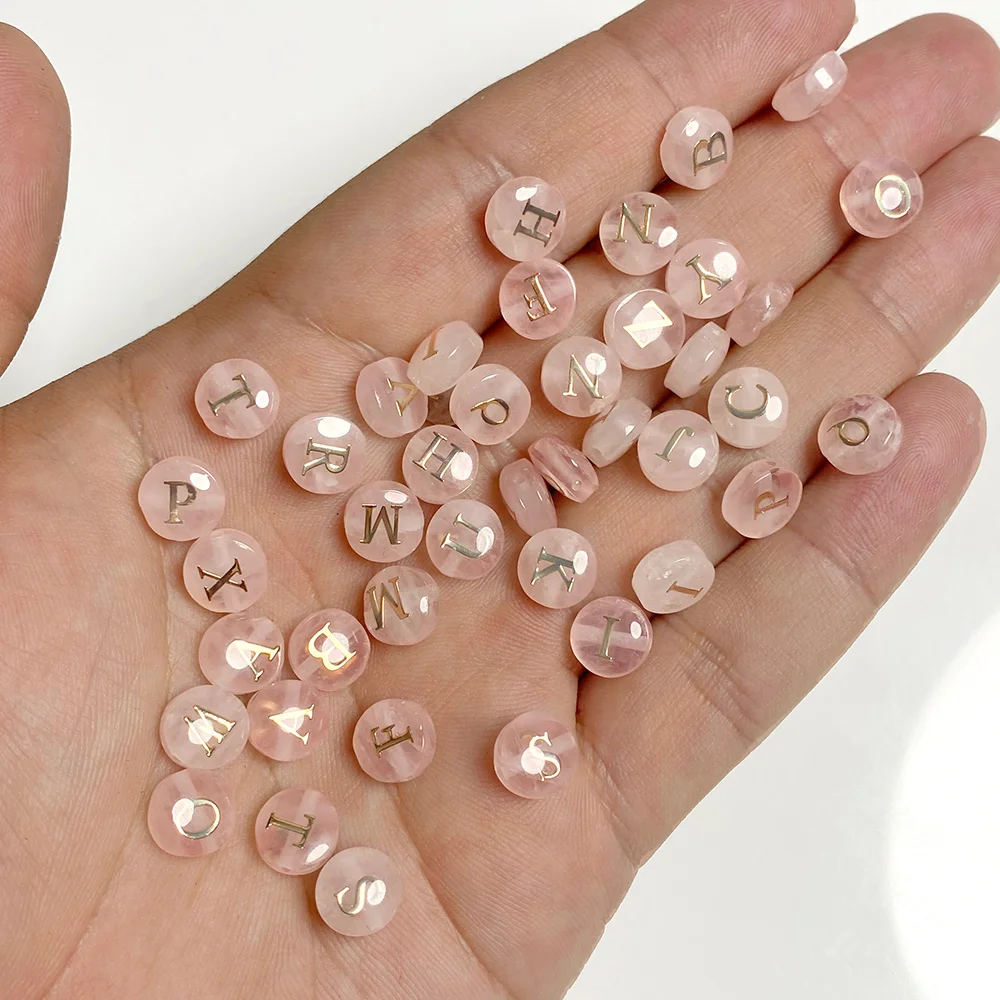 5 шт., бусина с перекрестным отверстием из натурального розового кварца, бусина с алфавитом, 8 мм, круглые подвески, 26 букв A-Z, бусины для DIY, ожерелья, браслета, Acce
5 шт., бусина с перекрестным отверстием из натурального розового кварца, бусина с алфавитом, 8 мм, круглые подвески, 26 букв A-Z, бусины для DIY, ожерелья, браслета, Acce