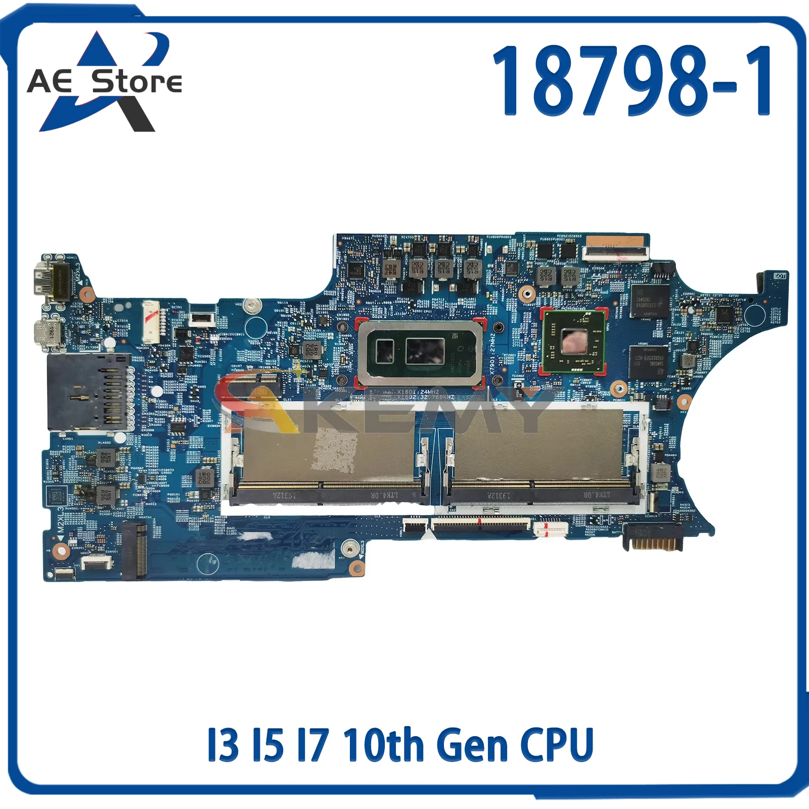 Материнская плата AE 18798-1 для HP X360, 15-DQ, L72029-001 L72028-601, материнская плата для ноутбука I3, I5, I7, ЦП 10-го поколения, 100% рабочий
Материнская плата AE 18798-1 для HP X360, 15-DQ, L72029-001 L72028-601, материнская плата для ноутбука I3, I5, I7, ЦП 10-го поколения, 100% рабочий