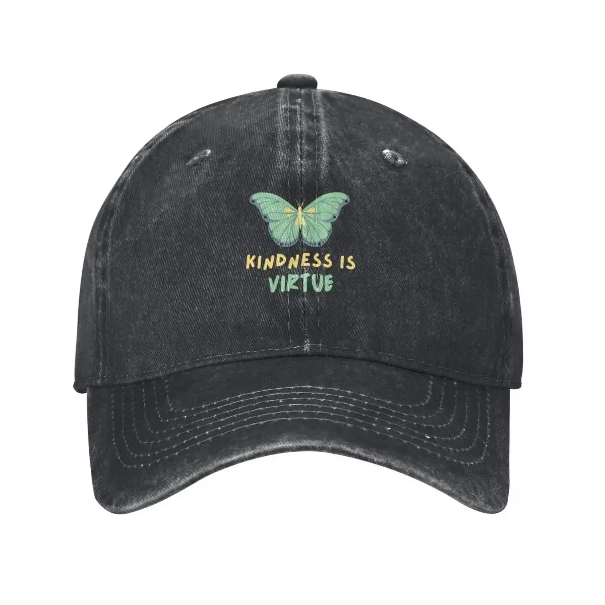 Kindness is Virtue - colored text typography design, inspirational quotes, motivational quotes, butterfly lovers, b Baseball Cap 
Kindness is Virtue - colored text typography design, inspirational quotes, motivational quotes, butterfly lovers, b Baseball Cap