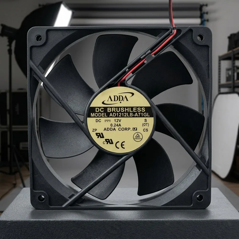 For ADDA AD1212LB-A71GL 12025 DC12V 0.24A 12CM 2-Wire Silent Cooling Fan
For ADDA AD1212LB-A71GL 12025 DC12V 0.24A 12CM 2-Wire Silent Cooling Fan