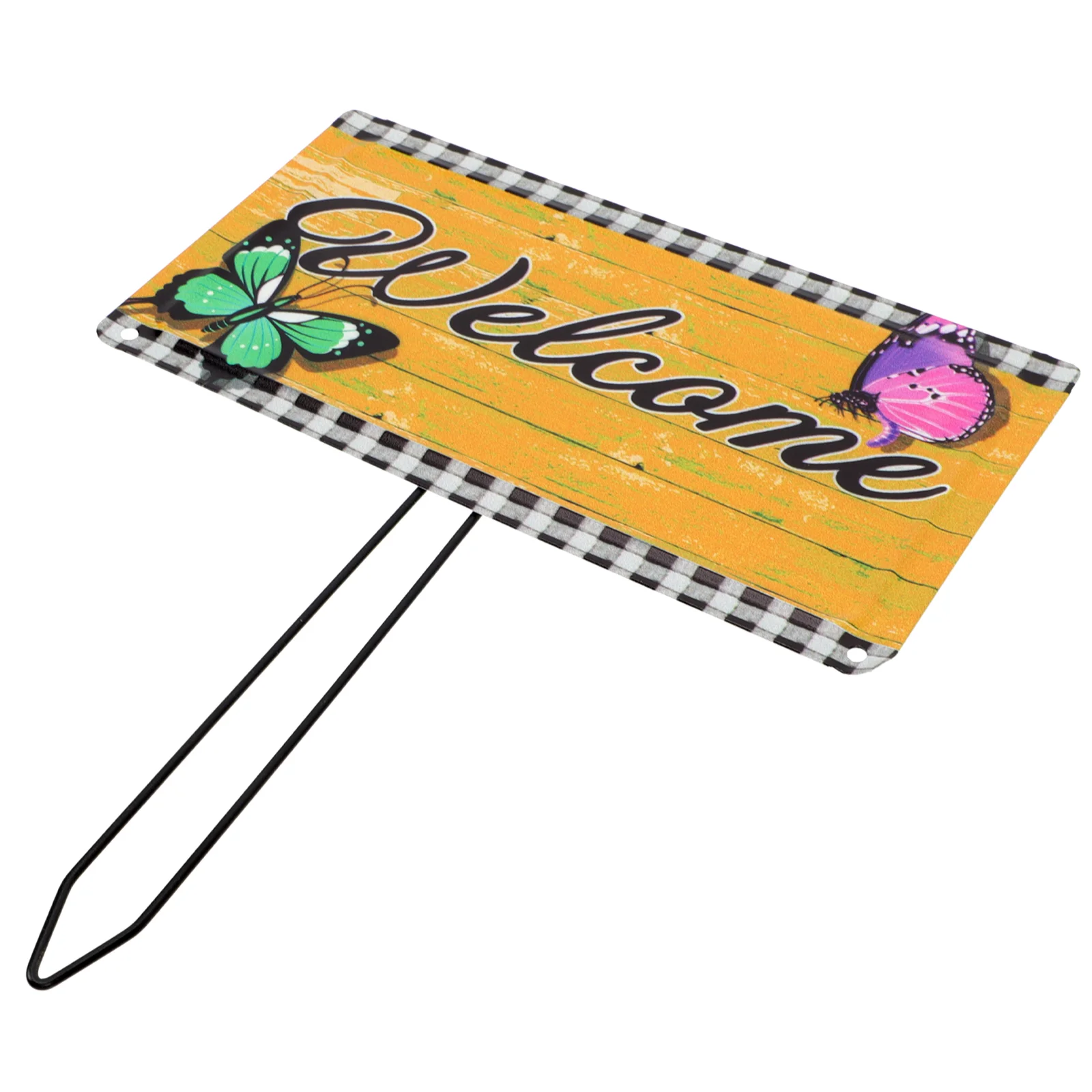 Iron Welcome Sign Board for Garden Lawn Emblems Signage Plug-in Stakes Decor Wrought
Iron Welcome Sign Board for Garden Lawn Emblems Signage Plug-in Stakes Decor Wrought