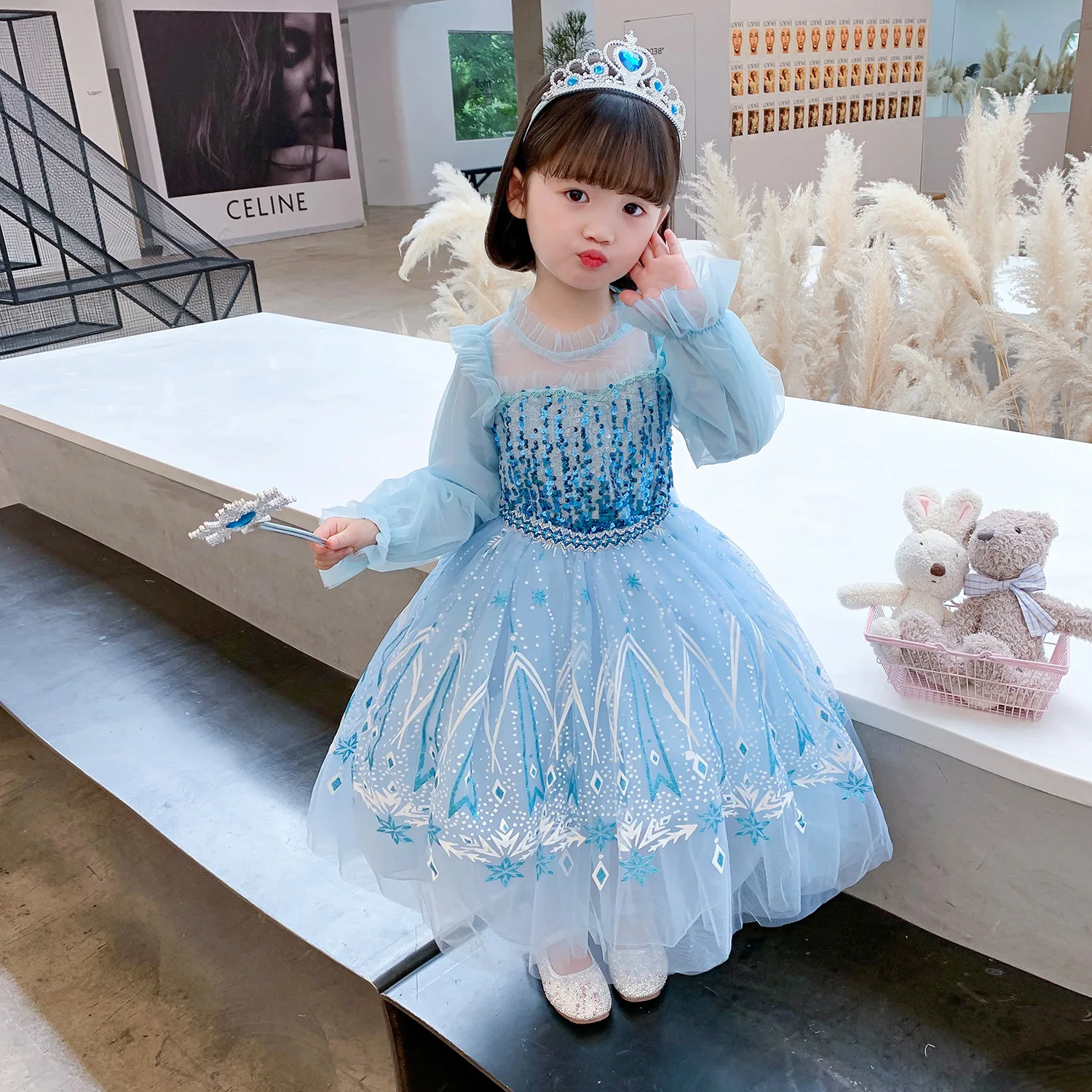 Shiny Toddler Little Girls Movie Princess Frozen Elsa Birthday Party Cosplay Halloween Easter Dress
Shiny Toddler Little Girls Movie Princess Frozen Elsa Birthday Party Cosplay Halloween Easter Dress