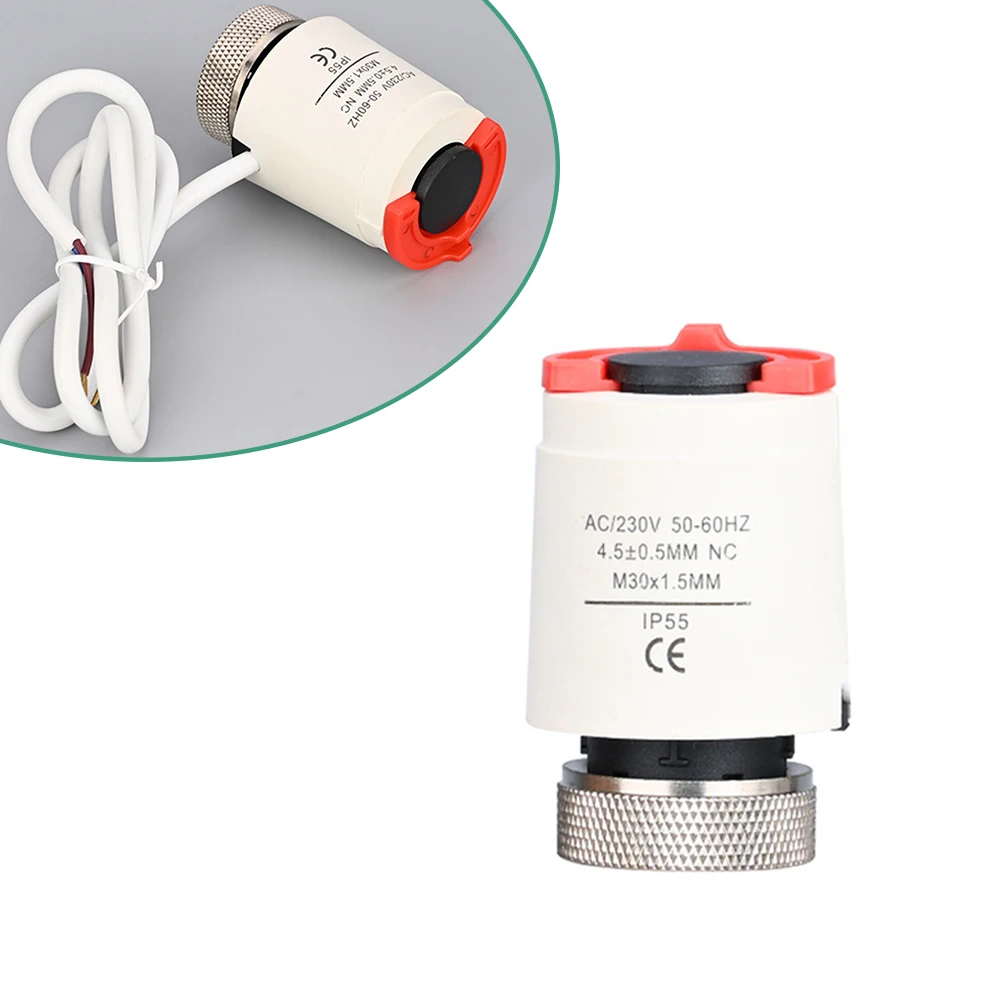 1 Pcs Thermostat Radiator Actuator 230V Water Floor Heating Electric Actuator Constant Temperature Control M30*.5 Home Accessori
1 Pcs Thermostat Radiator Actuator 230V Water Floor Heating Electric Actuator Constant Temperature Control M30*.5 Home Accessori