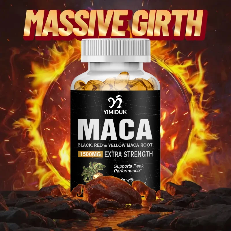 Maca Root Capsules for Men and Women To Maximize Vitality and Performance Made with Black Maca, Red Maca and Yellow Maca Powders
Maca Root Capsules for Men and Women To Maximize Vitality and Performance Made with Black Maca, Red Maca and Yellow Maca Powders