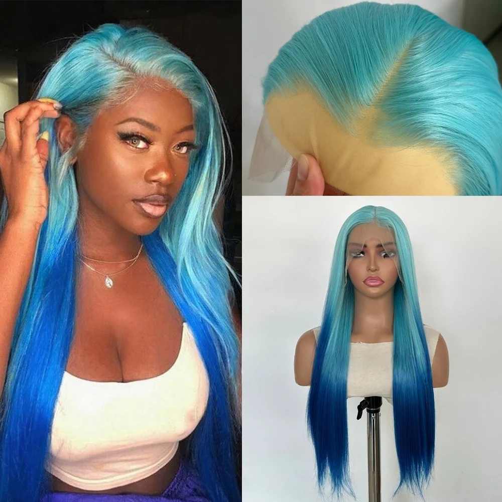 Gradual Deep Blue Lace Front Wig Long Straight Hair HighTemperature Silk Cap Smooth Synthetic Fiber NaturalLook Daily Wear
Gradual Deep Blue Lace Front Wig Long Straight Hair HighTemperature Silk Cap Smooth Synthetic Fiber NaturalLook Daily Wear