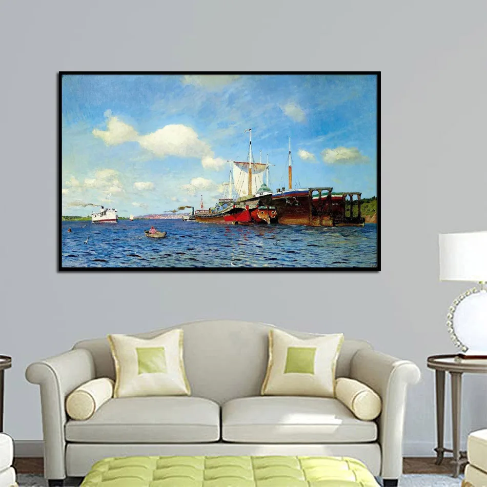 Brisk wind, Volga by Isaac Levitan Handpainted Russian landscape oil painting reproduction for living room free shipping
Brisk wind, Volga by Isaac Levitan Handpainted Russian landscape oil painting reproduction for living room free shipping