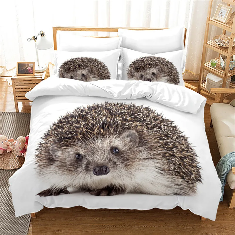 Hedgehog Bedding Set Cute Kawaii Wildlife Comforter Cover With Pillowcases For Kids Boys Girl Polyester Bedding Set King Size
Hedgehog Bedding Set Cute Kawaii Wildlife Comforter Cover With Pillowcases For Kids Boys Girl Polyester Bedding Set King Size