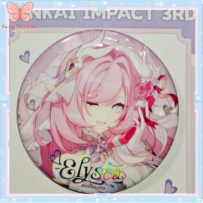 Authentic miHoYo Honkai Impact 3rd Love Squared Series Tin Badge Elysia Hi Love ELF Anime Game Merch Collectible Gift Pre-order
Authentic miHoYo Honkai Impact 3rd Love Squared Series Tin Badge Elysia Hi Love ELF Anime Game Merch Collectible Gift Pre-order