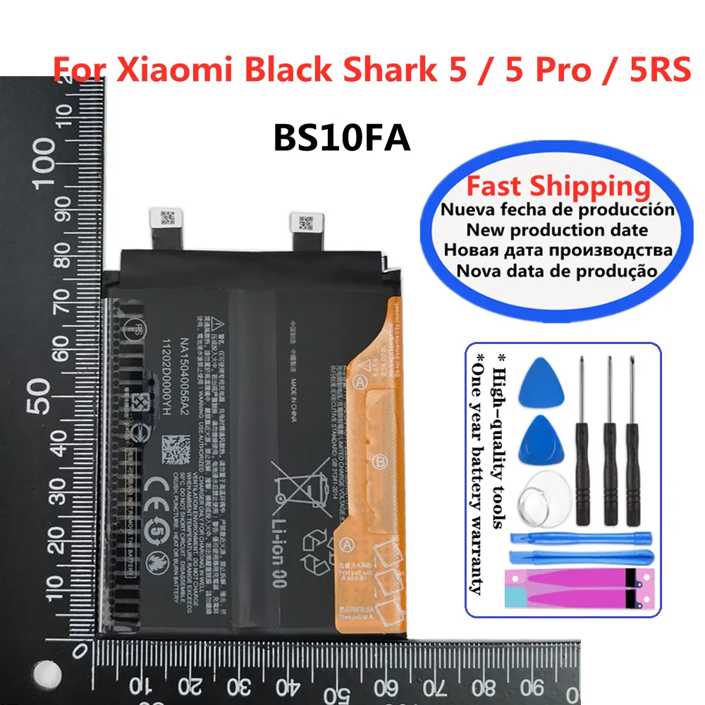 BS10FA Phone Battery For Xiaomi Black Shark 5 Pro 5S Blackshark 5Pro PAR-A0 KTUS-A0 Phone Bateria 4650mAh + Tools
BS10FA Phone Battery For Xiaomi Black Shark 5 Pro 5S Blackshark 5Pro PAR-A0 KTUS-A0 Phone Bateria 4650mAh + Tools
