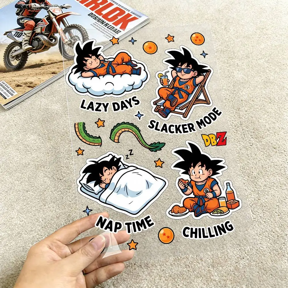 DRAGON BALL GOKU Reflective motorcycle stickers, 3M safety warning at night in the dark scooter helmets
DRAGON BALL GOKU Reflective motorcycle stickers, 3M safety warning at night in the dark scooter helmets