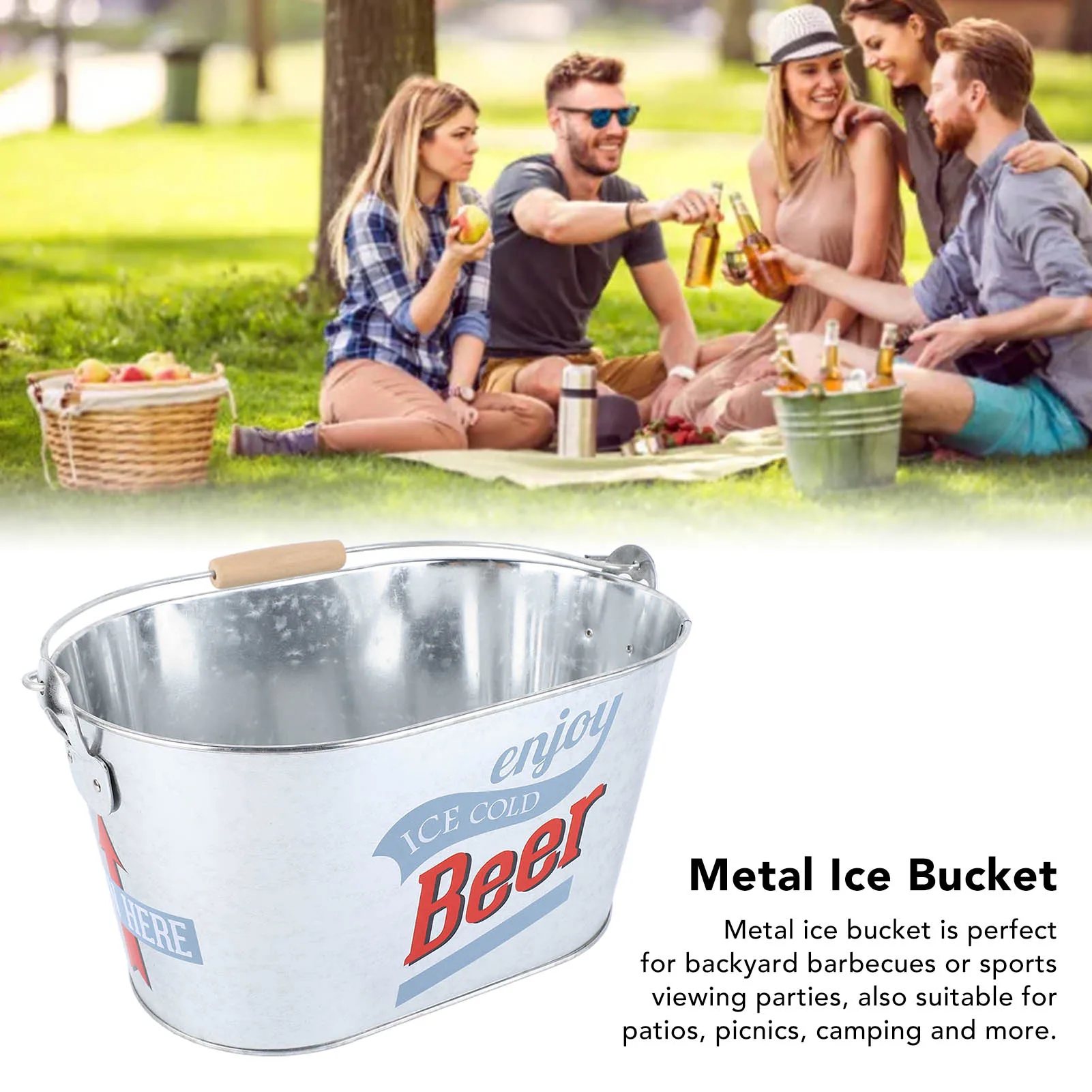 1 шт. Большая металлическая ваза для льда с высокой прочностью и красочными узорами для охлаждения пива и шампанского, незаменимая вещь для бара и домашней вечеринки
1 шт. Большая металлическая ваза для льда с высокой прочностью и красочными узорами для охлаждения пива и шампанского, незаменимая вещь для бара и домашней вечеринки