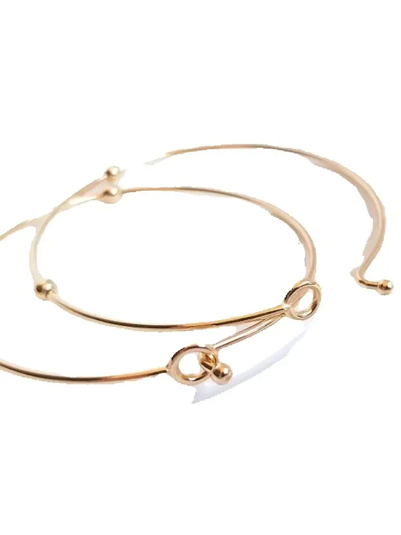 14K Copper Wrapped Gold Bracelet Simple Fashion Bead Ring Bracelet Diy Handmade Jewelry Bracelet B721
14K Copper Wrapped Gold Bracelet Simple Fashion Bead Ring Bracelet Diy Handmade Jewelry Bracelet B721