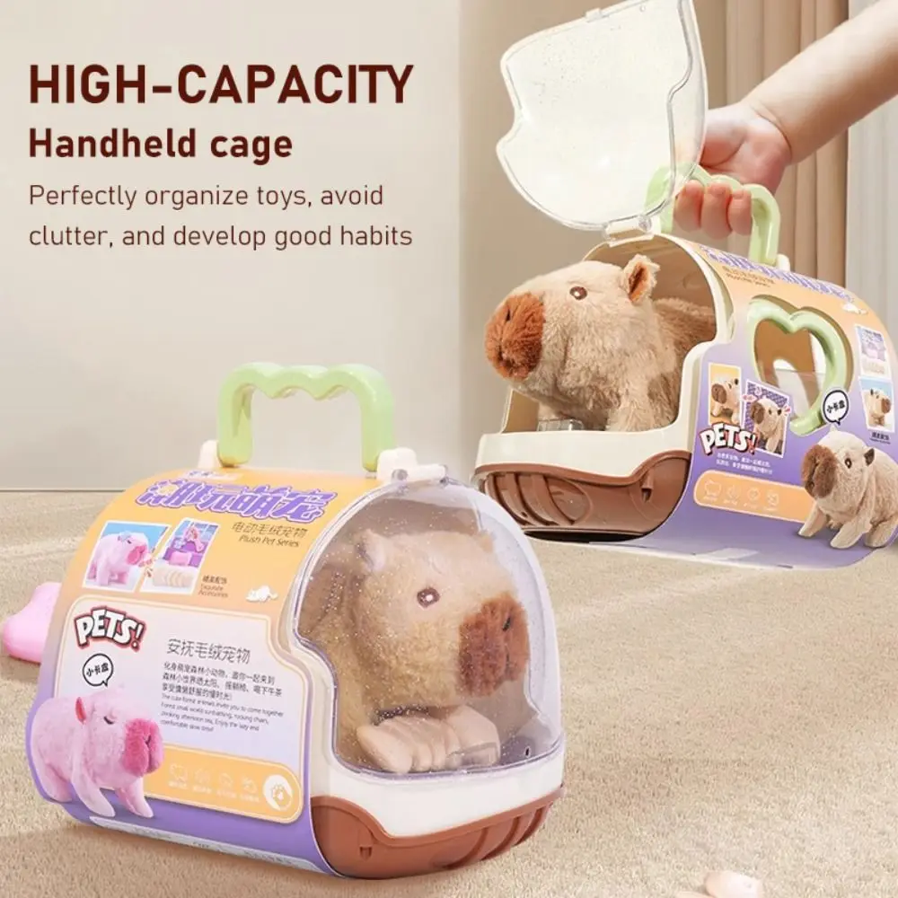 Rechargeable Electric Capybara Toy Cute with Sound Capybara Walking Doll Interactive Mouth Moving Plush Capybara Figure Set
Rechargeable Electric Capybara Toy Cute with Sound Capybara Walking Doll Interactive Mouth Moving Plush Capybara Figure Set