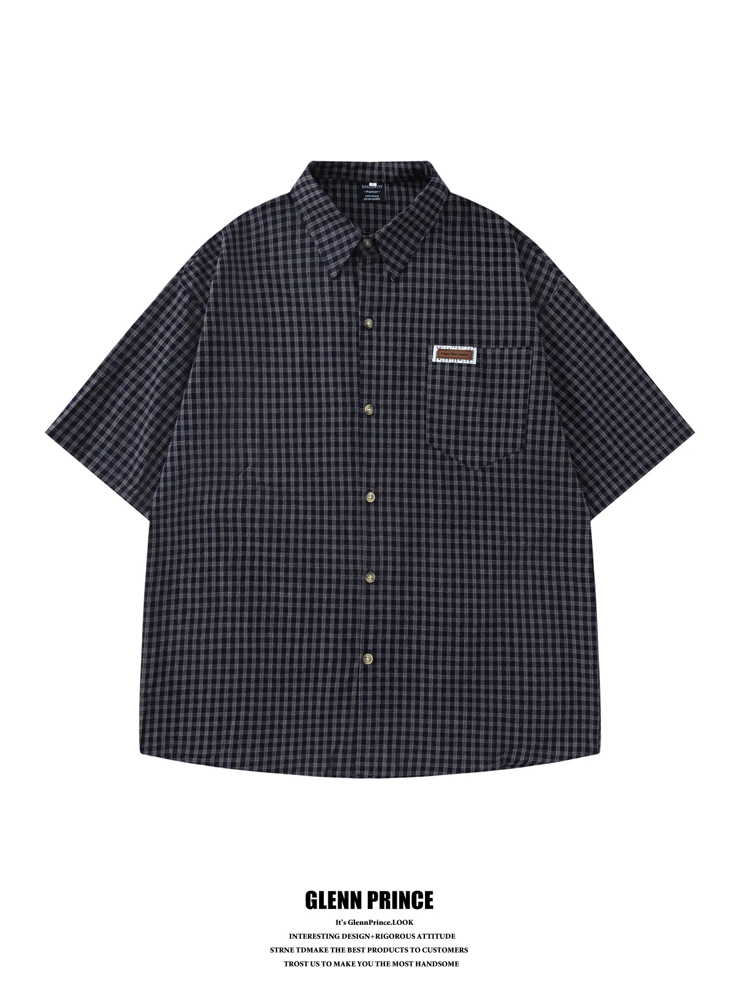 Loose Fit Pure Cotton Short Sleeve Men's Shirt GPstudio Retro Japanese Style Casual Breathable Summer Shirt for Couples
Loose Fit Pure Cotton Short Sleeve Men's Shirt GPstudio Retro Japanese Style Casual Breathable Summer Shirt for Couples