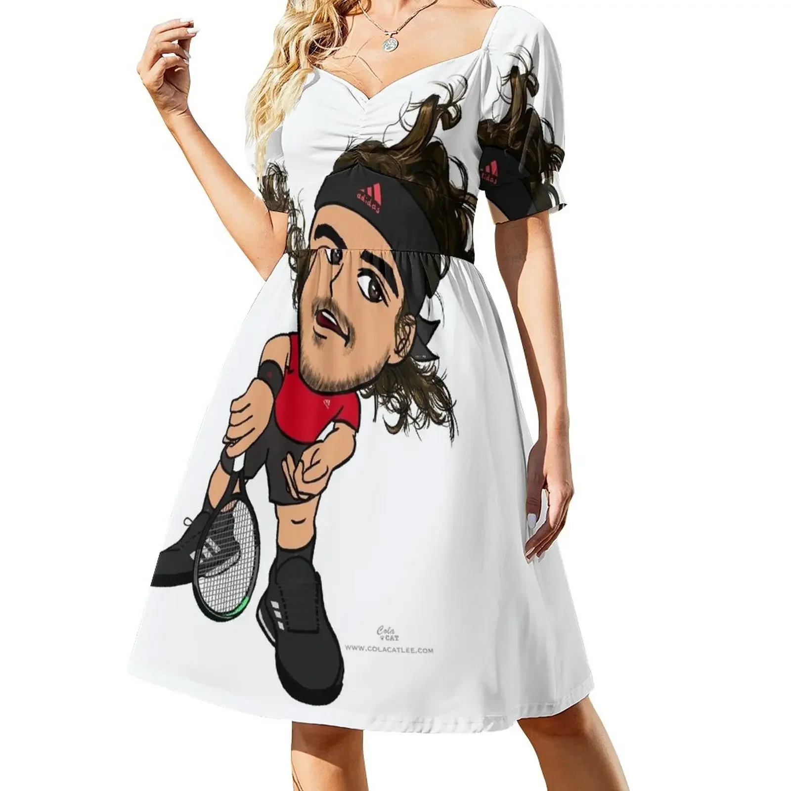 Stefanos Tsitsipas Short-Sleeved Dress Women's skirt evening dress ladies women's summer dresses 2025 Dress
Stefanos Tsitsipas Short-Sleeved Dress Women's skirt evening dress ladies women's summer dresses 2025 Dress