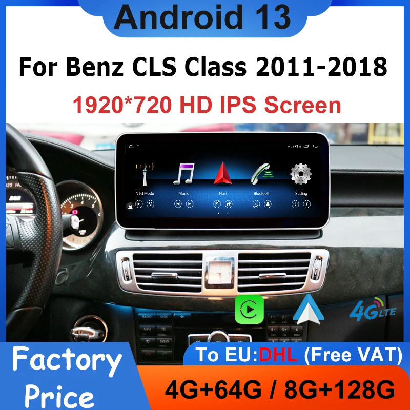 Android 13 128G Car Radio GPS Navigation for Mercedes Benz CLS Class W218 2011 -2017 Video DVD Player Auto Stereo Screen CarPlay
Android 13 128G Car Radio GPS Navigation for Mercedes Benz CLS Class W218 2011 -2017 Video DVD Player Auto Stereo Screen CarPlay