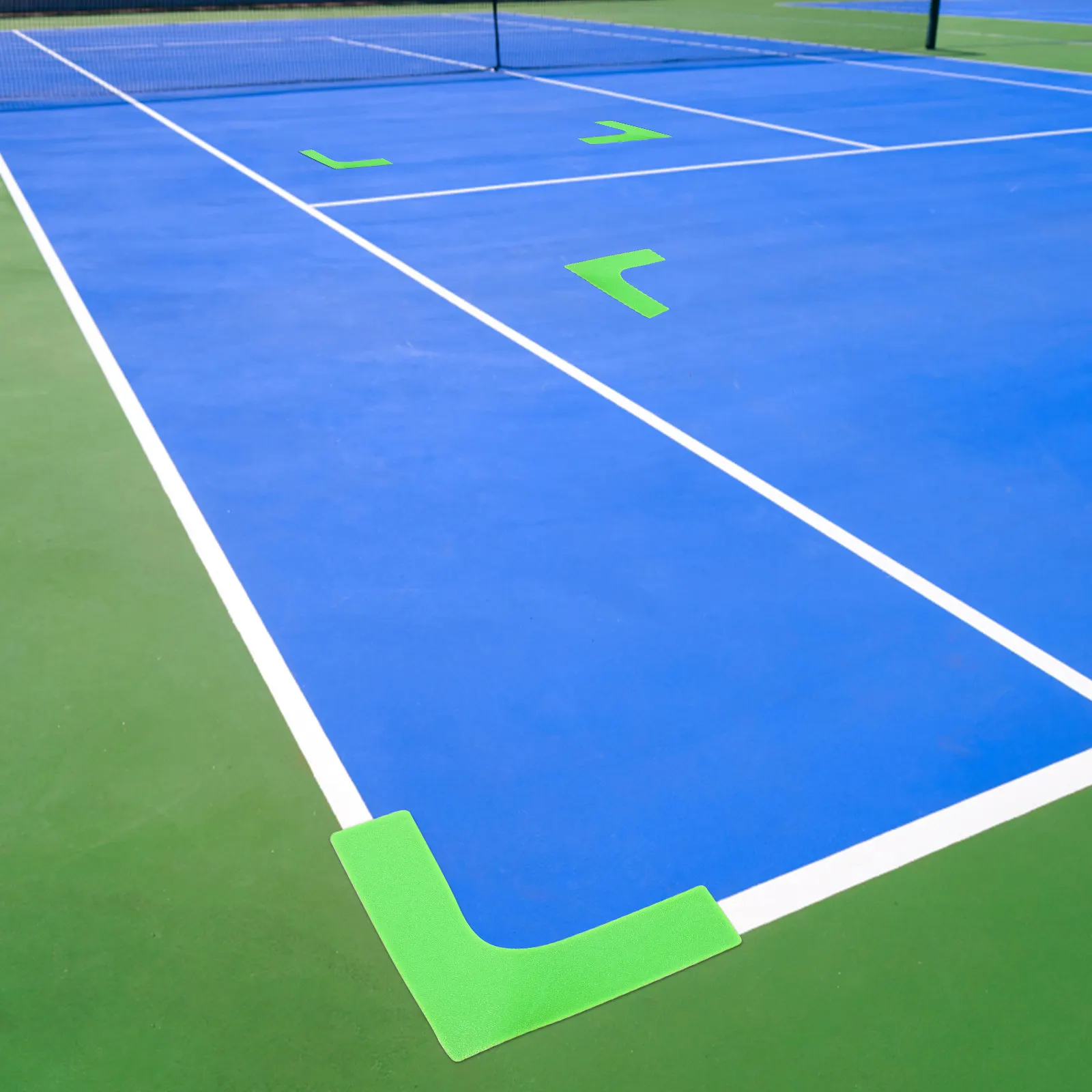 4 pcs Ground Line Label Anti-Skid Durable Sports Sticker For Tennis Court Line Basketball Base Marker Red Yellow Blue
4 pcs Ground Line Label Anti-Skid Durable Sports Sticker For Tennis Court Line Basketball Base Marker Red Yellow Blue