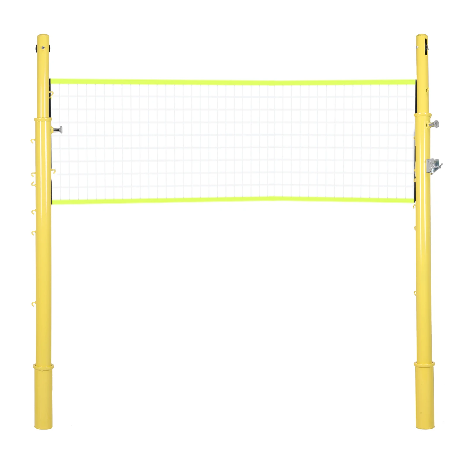 Регулируемая по высоте (от 1,5 м до 2,4 м) стойка для бадминтонной сетки с креплением в грунт для использования в помещении (спортзалы) и на улице (парки, школы)
Регулируемая по высоте (от 1,5 м до 2,4 м) стойка для бадминтонной сетки с креплением в грунт для использования в помещении (спортзалы) и на улице (парки, школы)