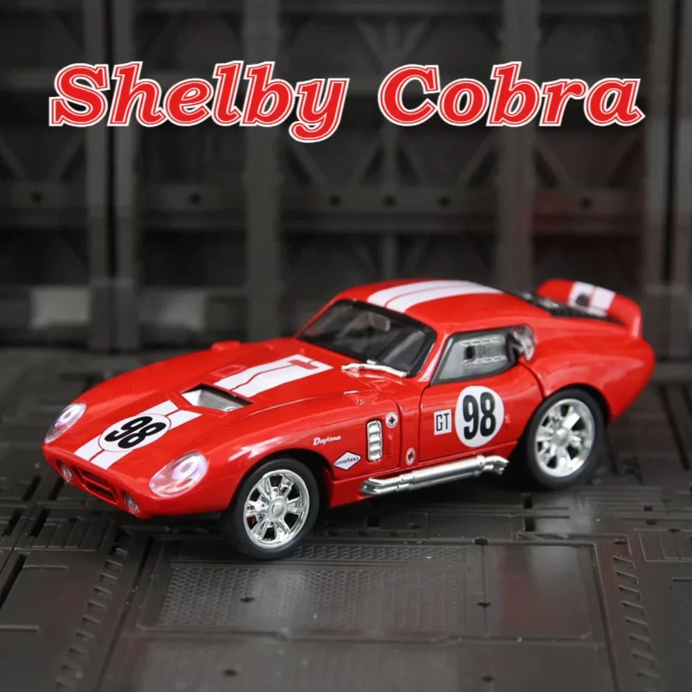 1:32 Alloy Shelby Cobra 300SL Models Cars Toy Wheel Steering Metal Body Rubber Tires Miniature Vehicles Handmade Collection
1:32 Alloy Shelby Cobra 300SL Models Cars Toy Wheel Steering Metal Body Rubber Tires Miniature Vehicles Handmade Collection