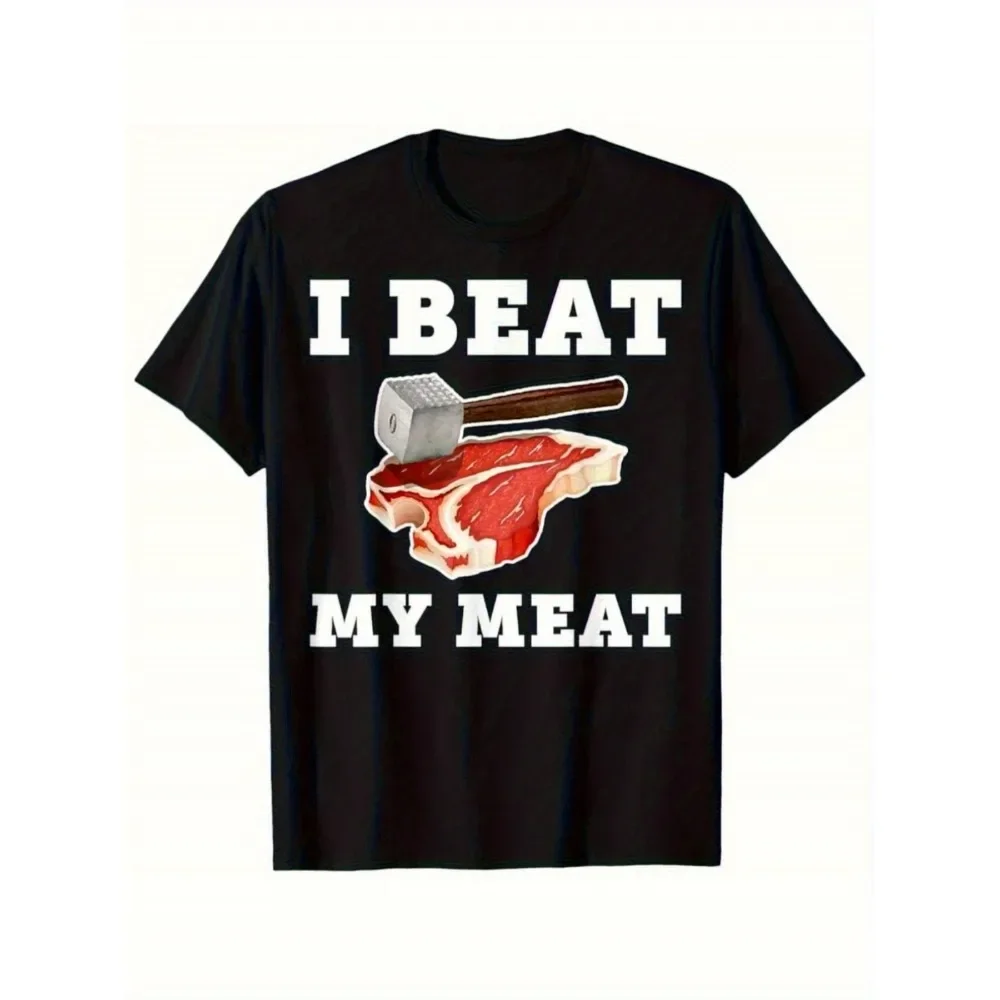 1pc I Defeated My Meat Ridiculous Steak Mallet Joke Male Chef Men's TShirt.Comfortable Graphic Print Shirt All-Season for
1pc I Defeated My Meat Ridiculous Steak Mallet Joke Male Chef Men's TShirt.Comfortable Graphic Print Shirt All-Season for