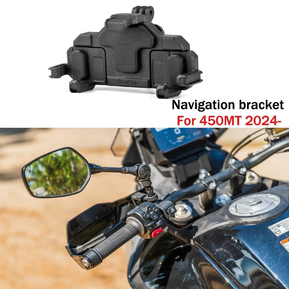 Motorcycle Accessories GPS Phone Holder Stand Navigation Stand Shock Absorber Phone Stand New FOR CFMOTO 450MT 450 MT 2024
Motorcycle Accessories GPS Phone Holder Stand Navigation Stand Shock Absorber Phone Stand New FOR CFMOTO 450MT 450 MT 2024